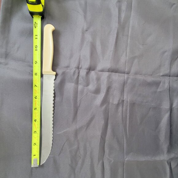 Quikut 13" Serrated Bread Knife With Ivory Handle Stainless Steel - Picture 4 of 4